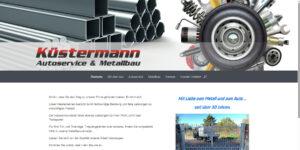 die neue Webseite der Firma Küstermann , Startseite