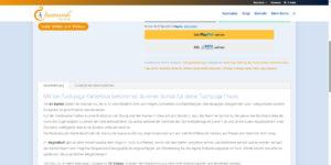 Yoga Verlag Chamundi - Screenshot der Produkt-Beschreibung auf der Produktseite der Tuchyoga Kartenbox, Desktop-Ansicht
